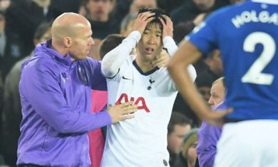 Tottenham's Son after Gomes injury