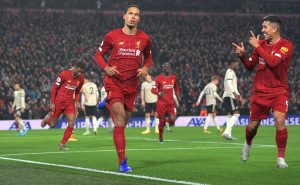 Virgil Van Dijk and Roberto Firmino 