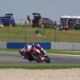 Superbikes in action