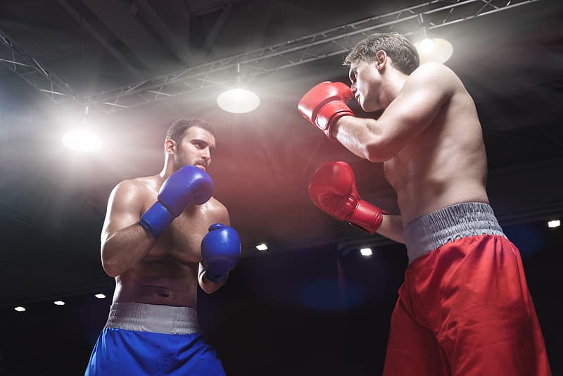 boxers fighting