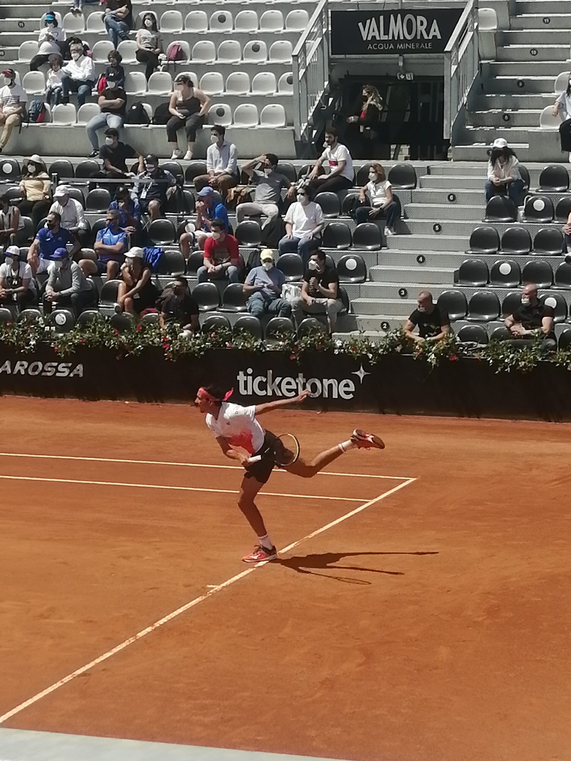 Lorenzo Sonego in Rome, Italy. Photo Eva Kristin U. Pedersen