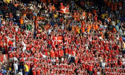 Denmark supporters