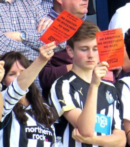 Newcastle United Fans desperate for a change in ownership