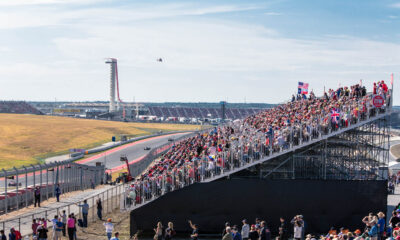 Image of fans watching the USA Grand Prix