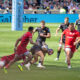 Image of Saracens playing Exeter Chiefs during the 2019 Premiership Final