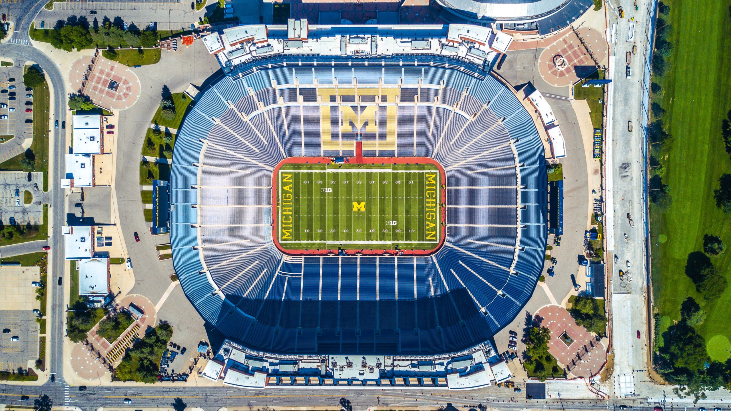 Michigan Stadium, on of the biggest stadiums in the world