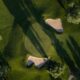 birds eye view over a golf course